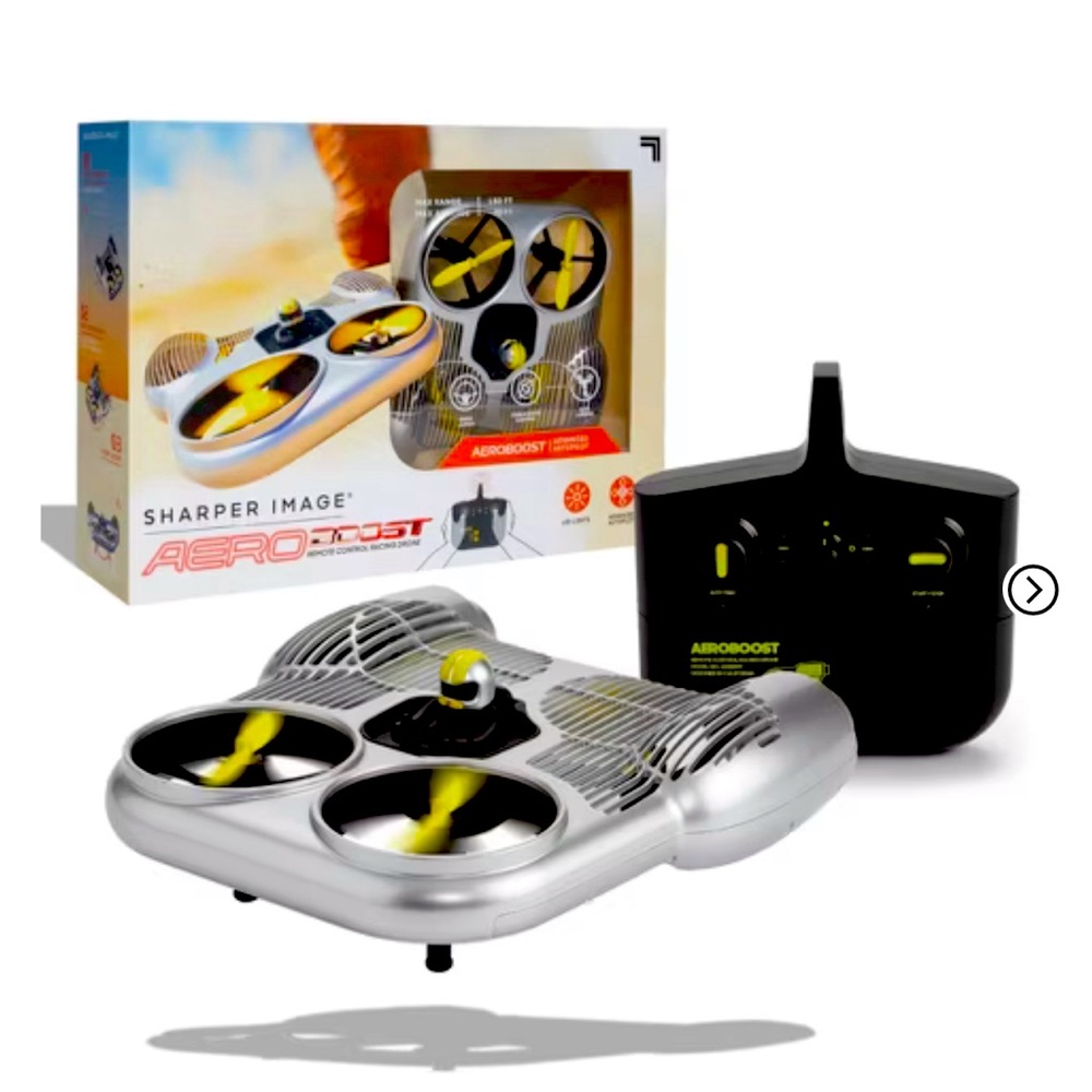 Sharper Image Toy RC Aeroboost Racing Drone NIP